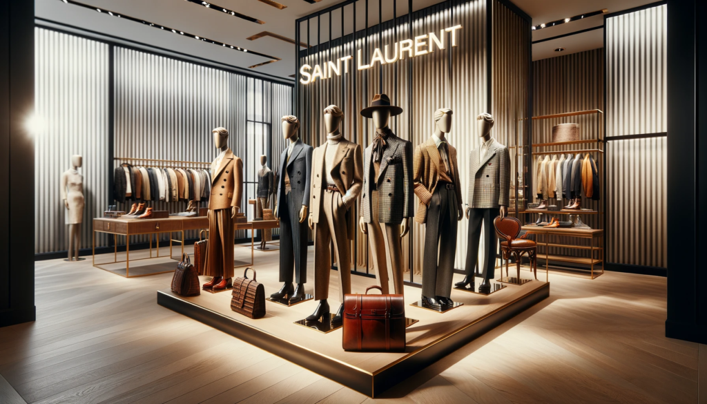 Yves Saint Laurent history in mens fashion