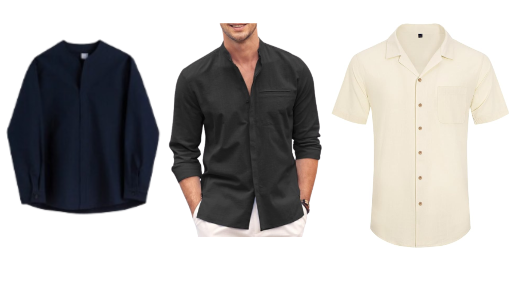 Capsule Wardrobe for Men. Linens shirts