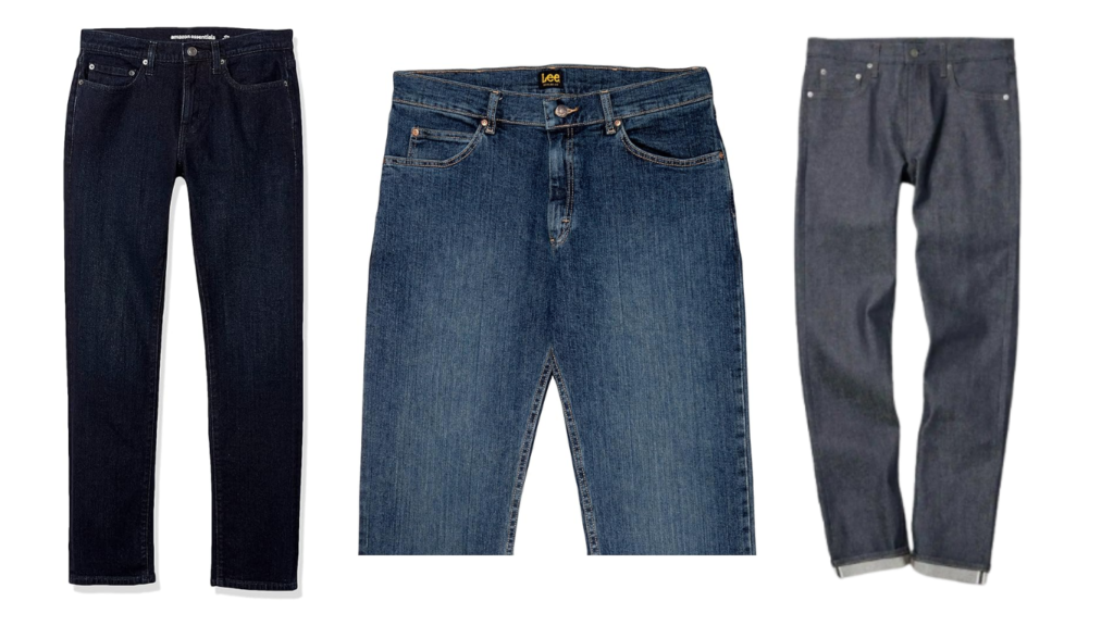 Capsule Wardrobe for Men. Denim Jeans