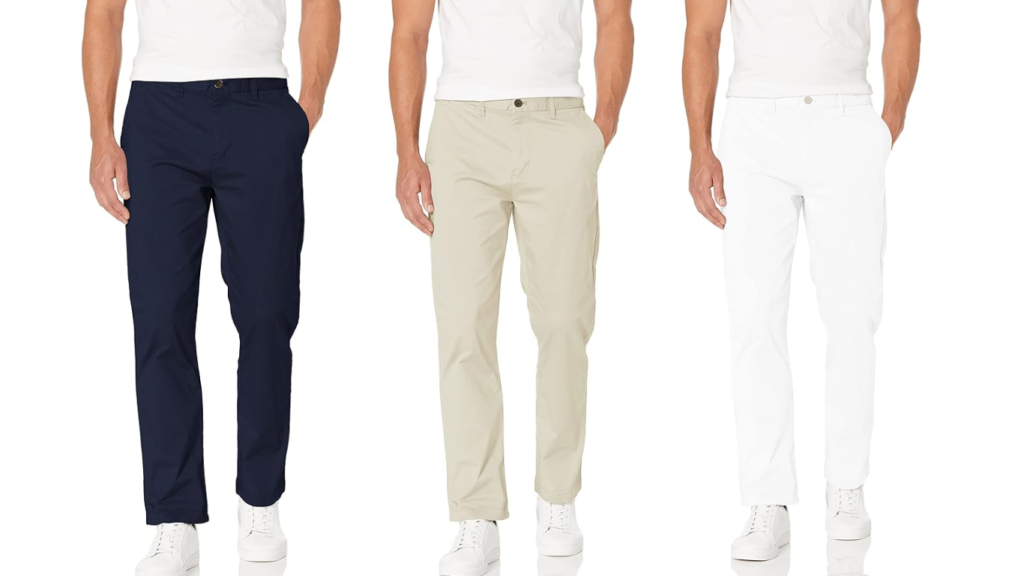 Capsule Wardrobe for Men. Trousers, chinos