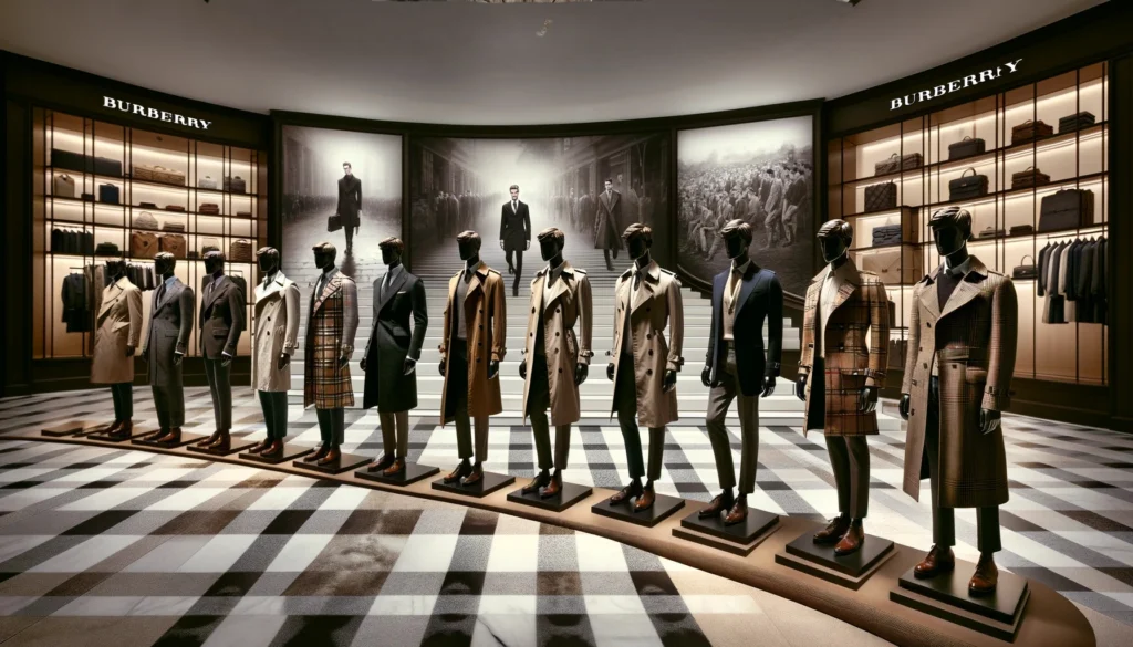Burberry outfits. Burberry history Luxury brands for men