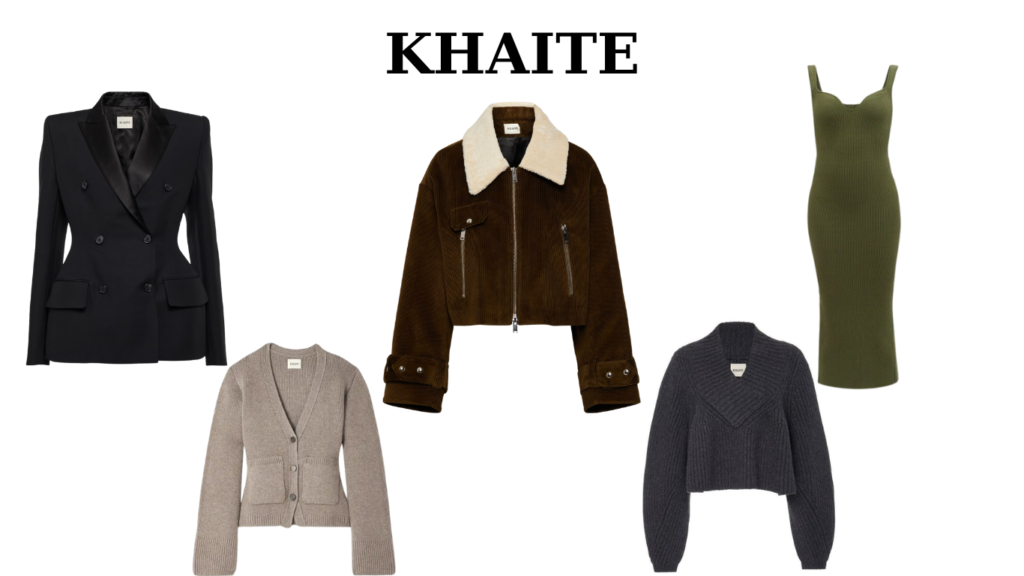 Khaite a quiet luxury brands