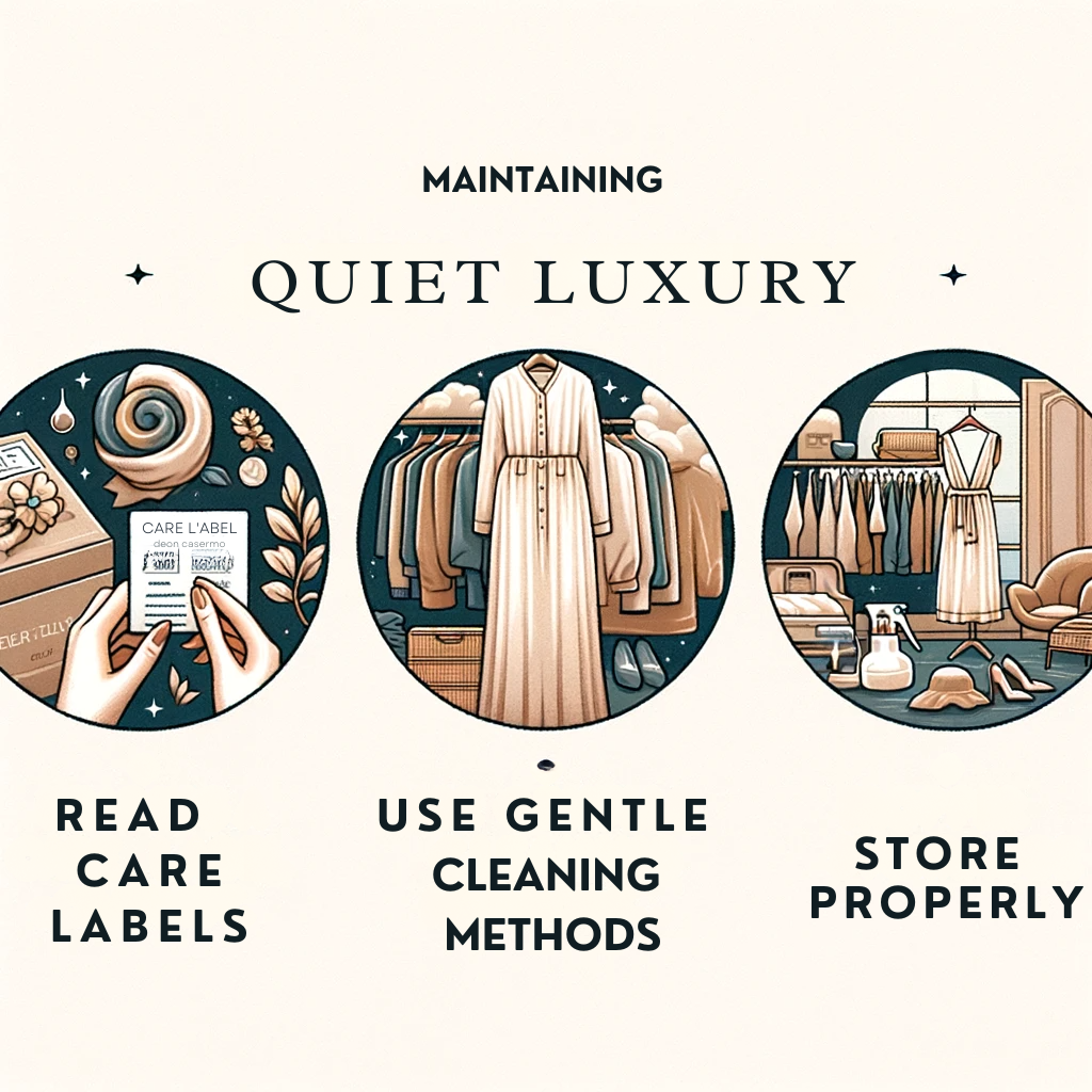 How to Maintain Quiet luxury fashion clothing