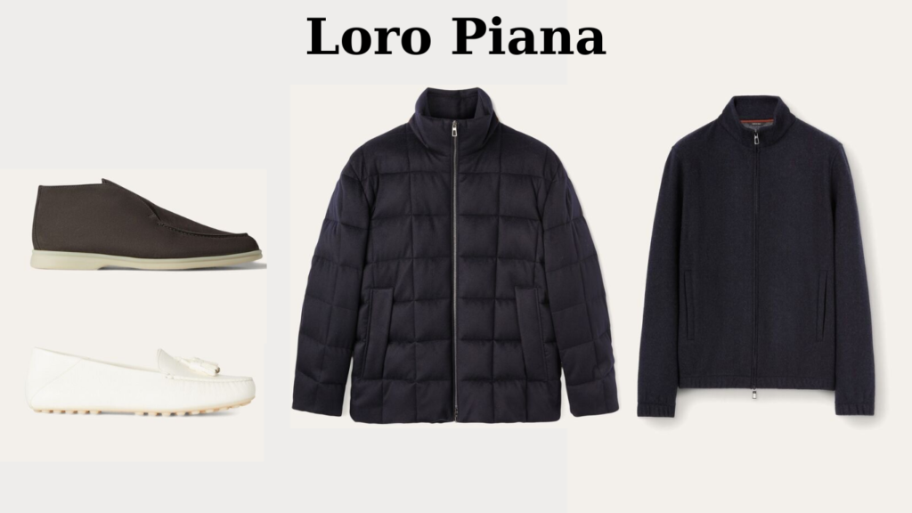 Loro Piana clothing. Old Money Brands