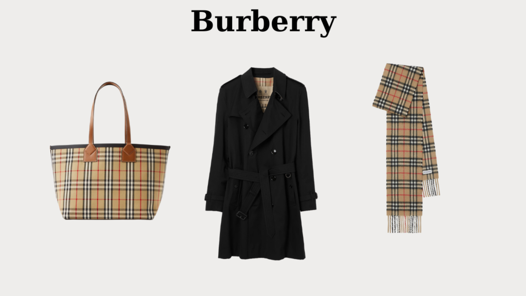 Burberry iconic clothing. Old Money Brands