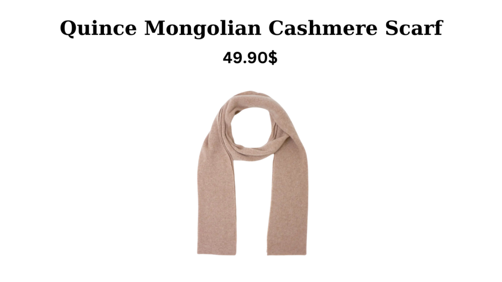 Best cashmere scarves
Quince Mongolian Cashmere Scarf