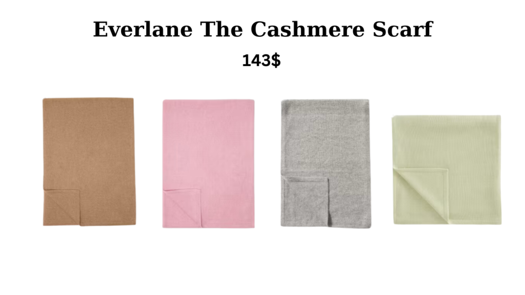Best cashmere scarves
Everlane The Cashmere Scarf