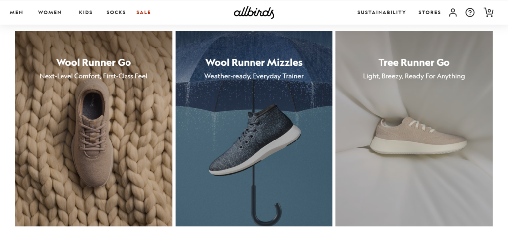 Allbirds
Most Sustainable Sneaker Brands