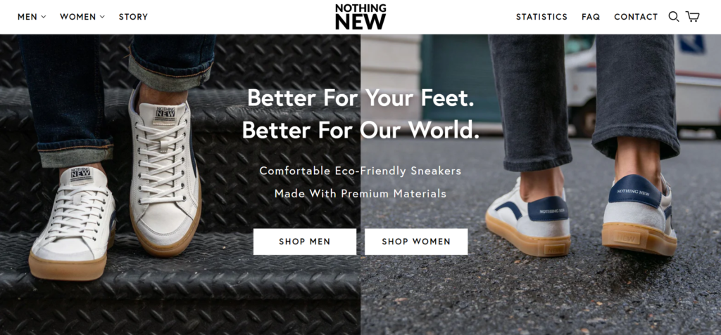 Nothing New
Most Sustainable Sneaker Brands